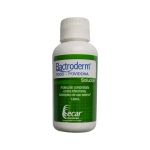 Yodo Bactroderm Solucion (Verde) 120ml