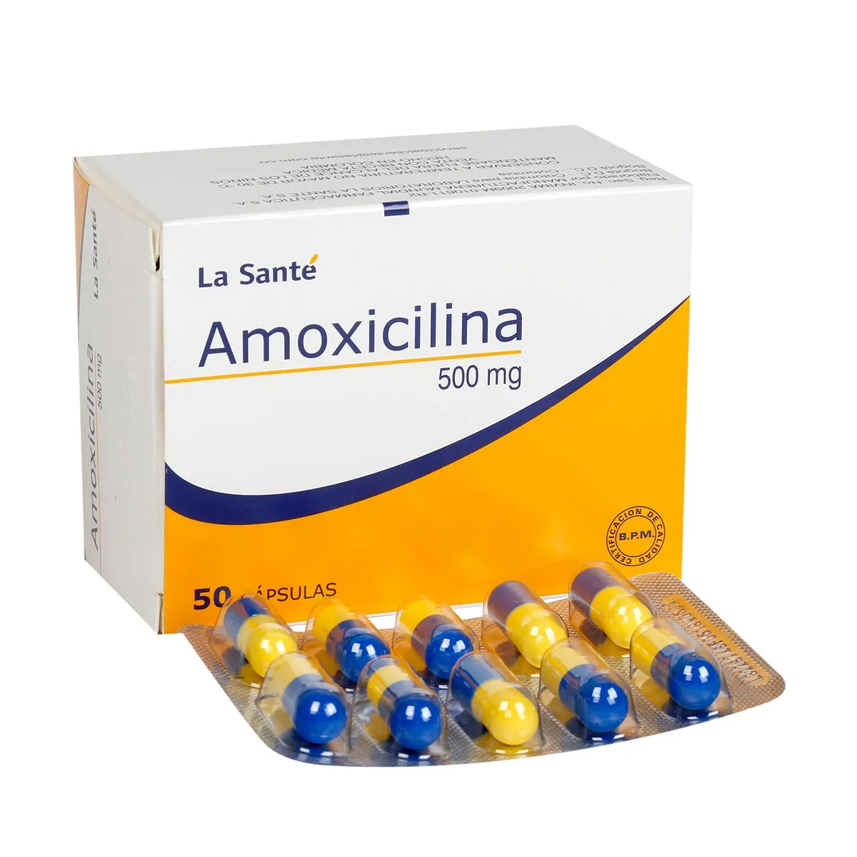Amoxicilina 500mg X50cap La Sante