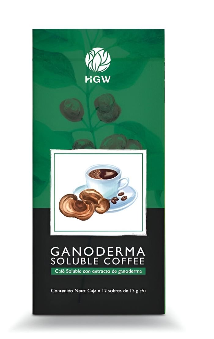 Cafe con Ganoderma Soluble de HGW 180 grm